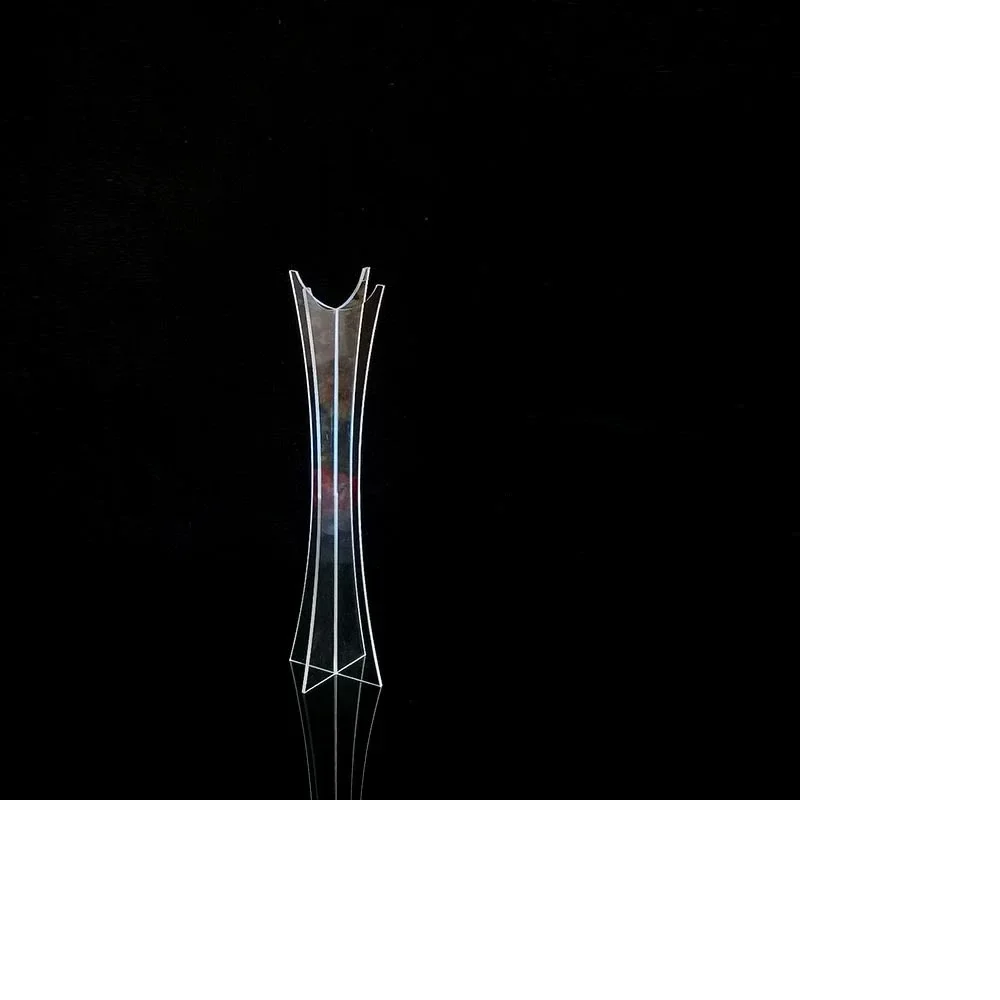 Transparente Acrylvase im 10er-Pack für Hochzeitsgang, Wegführung, Blumenhalter, Tischdekoration für Party, Bankett, Event, Zeremonie – Detail 6