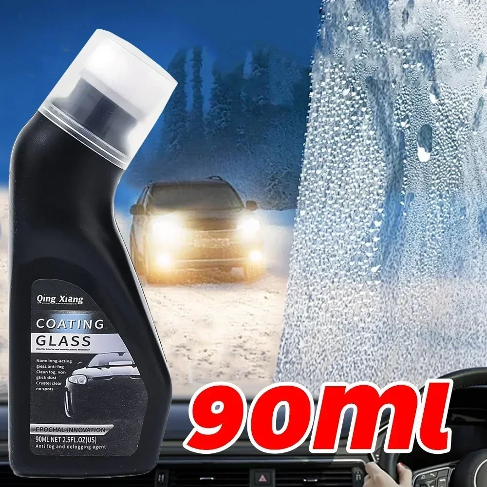 90ml/180ml Car Anti-fog Spray Truck SUV Glass Antifog Coating Agent Defogger Auto Windows Screens Mirror Windshield Cleaner - view 3
