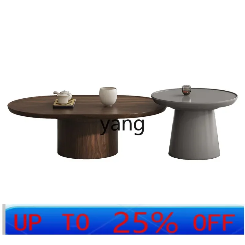 

LMM светлый роскошный современный гостиной бытовой маленький столик кремовый ветер круглый журнальный столик