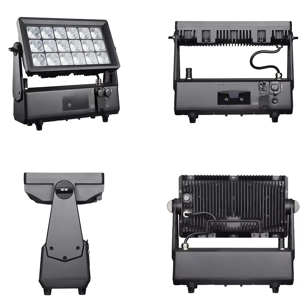 Waterproof 18x20W RGBWA UV 6in1 Disco Party Lights Battery Powered for Dj Wedding Events