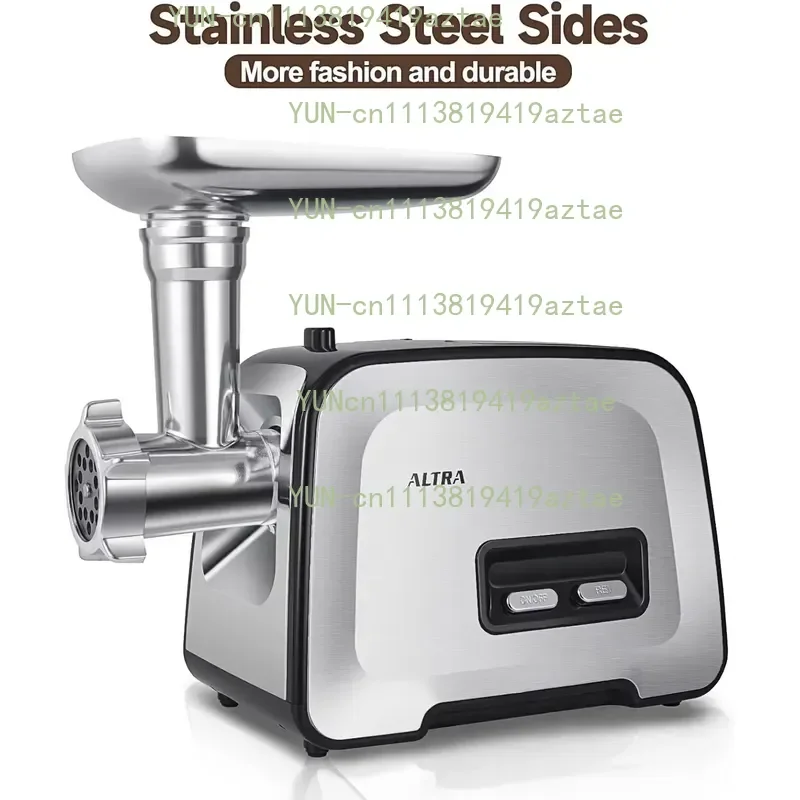 2026 Latest Electric Meat Grinder 2800W Heavy Sausage Stuffer with Stainless Steel Blades 3 Grinding Plates Food