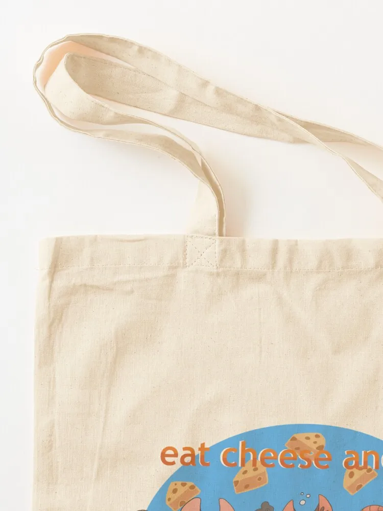 Eat cheese and sin Tote Bag Women's beach bags Women's bag shoping bag Woman shopper