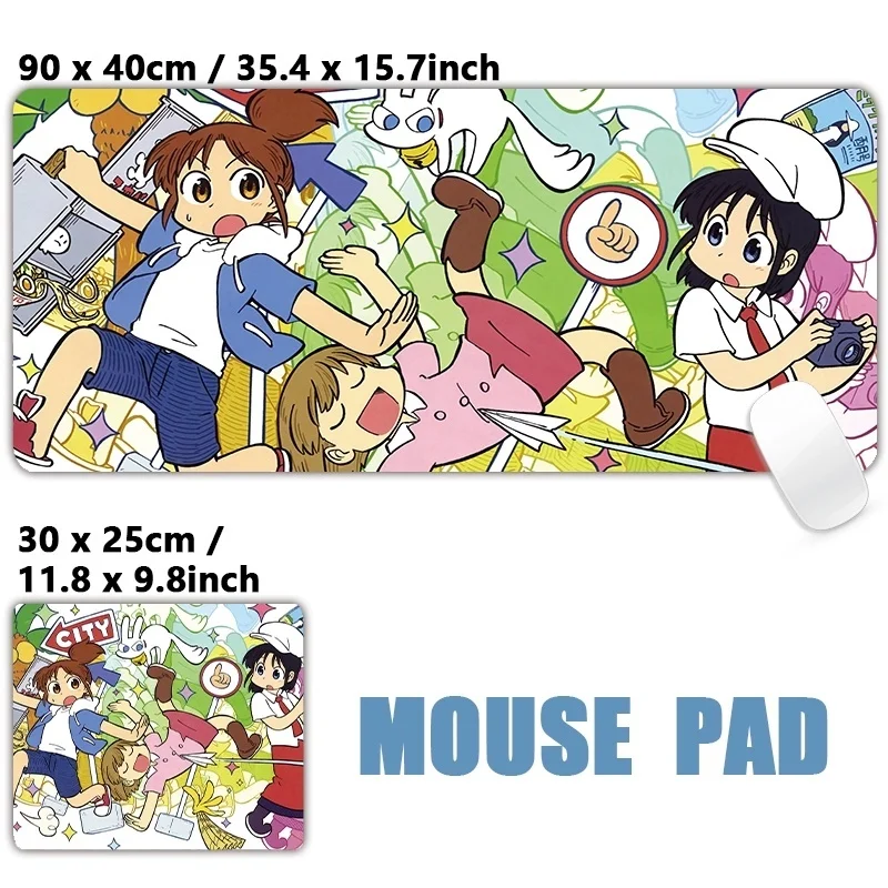 CITY THE ANIMATION Anime-Peripheriegeräte Minami Kumori Mitori Niikura Izumi Wako Mauspad in mehreren Größen, übergroße Tastatur-Schreibtischunterlage