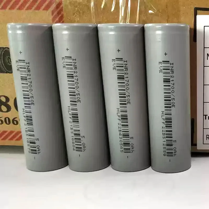 10-30pcs EVE INR 21700 Battery High-capacity 5000mAh 50E 15A 3.7V Rechargeable 3C Li-ion Battery 21700 Battery For Battery Pack