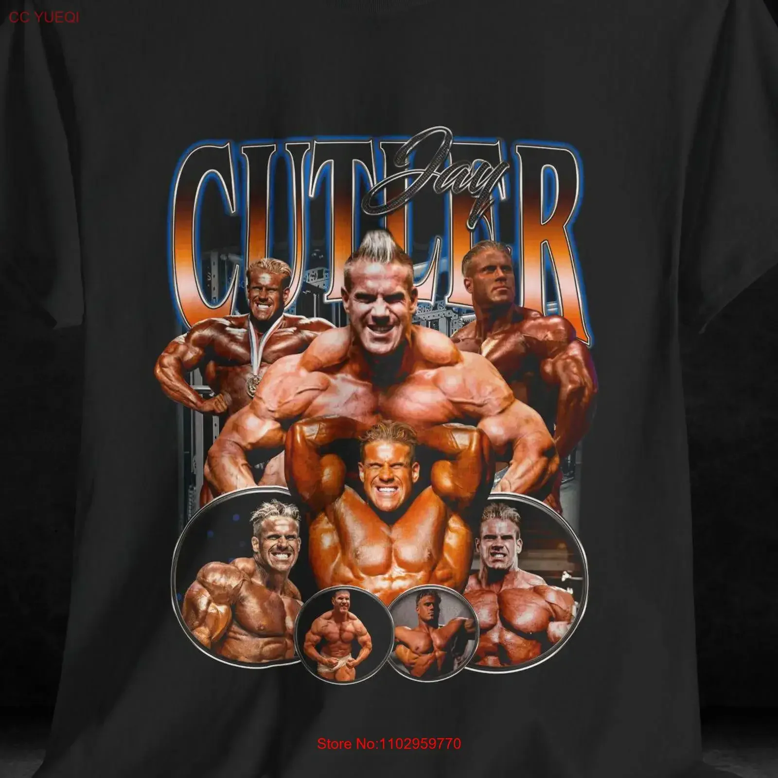 Gym t-shirt musculation légende Jay Cutler Fitness Motivation musculation entraînement Inspiration vêtements Art vintage lavé