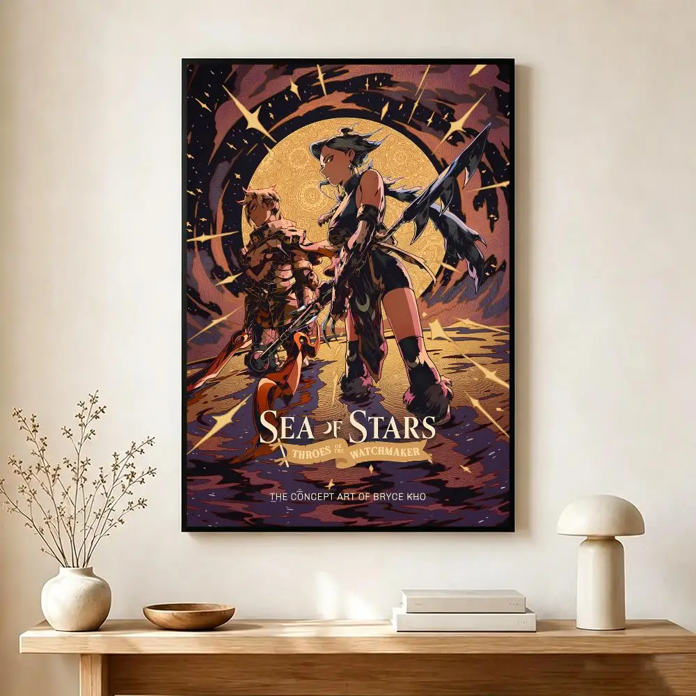 Dreamy Video Game S-Sea Of Stars Poster Wall Art Print Decorative Mural Home Decor Gift Unframed