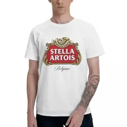 Fashion Stella Artois T Shirt Pure Cotton Crewneck Men T-Shirts Short Long Sleeve PlCasual Tee Tops Four Seasons EU Size