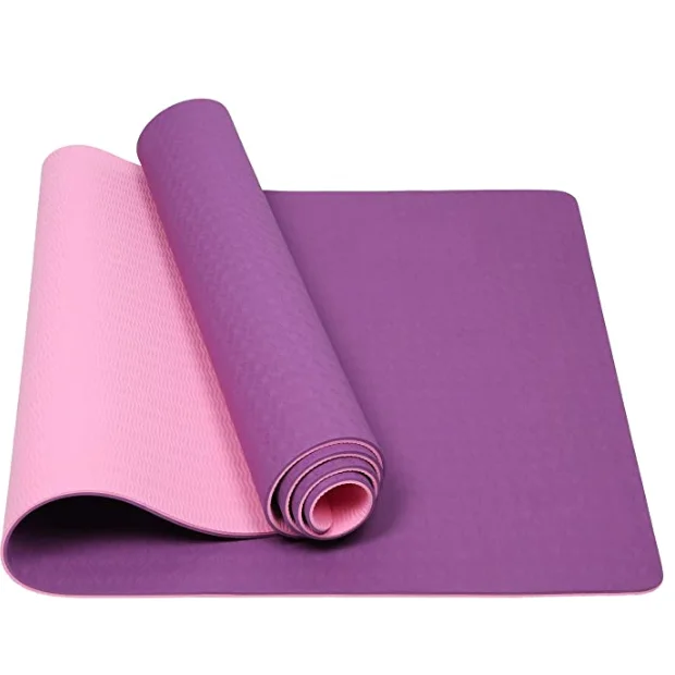 

High-density Waterproof, Environmentally Friendly and Non-slip Exercise Gym Fitness Custom Tpe Yoga Mat