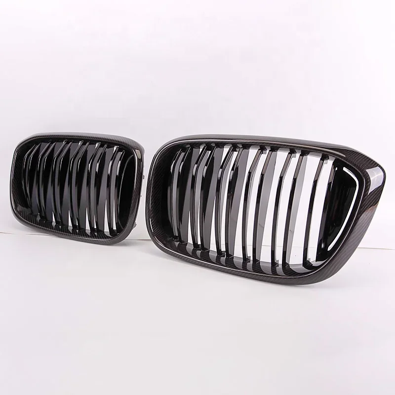 

carbon fiber style G01 G02 grill for BMW X3 X4 bumper grill high quality front kindly grill for BMW X series G01 G02