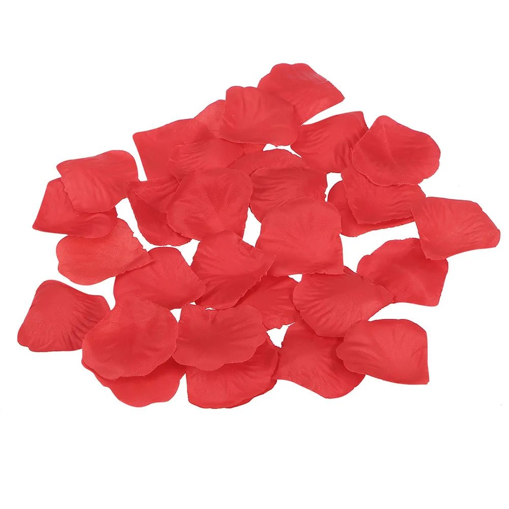 

3000Pcs Red Simulate Petal Fabric Artificial Rose Flowers Wedding Party Decoration Realistic Sun Liquid Fade Resistant