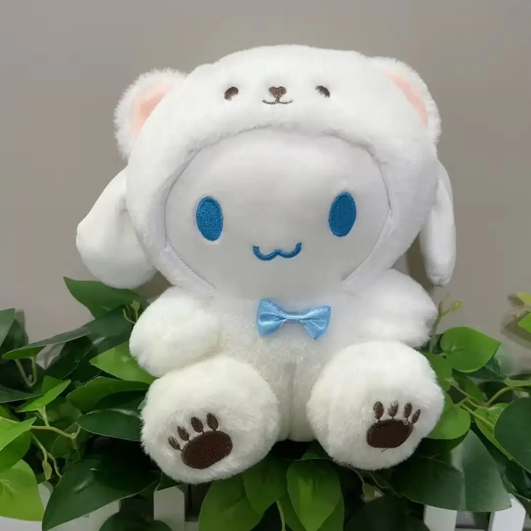 

25CM Kawaii Sanrio Plush Hello Kitty Cinnamonroll Kuromi Pochacco Stuffed Plush Doll Cartoon Cute Toys Children Birthday Gifts
