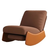 Modern Single Recliner Sofa Comfort Relaxer Lounge Massager Chair for Adults Rocking Style for Bedroom Living Room Furniture