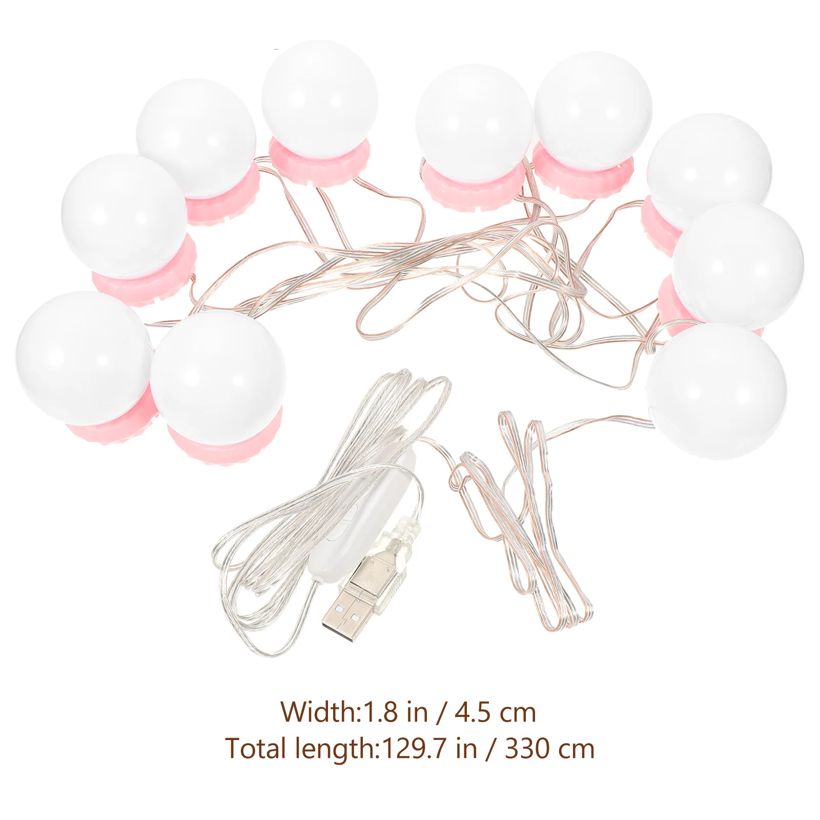 1 комплект, современные светодиодные зеркальные лампы, 3 режима белого света, энергосберегающие косметические светильники для ванной комнаты, макияжа