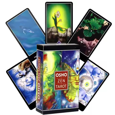 Osho Zen Tarot Cards PDF Guidebook English Version Oracle Deck Board Game For Party Divination Entertai