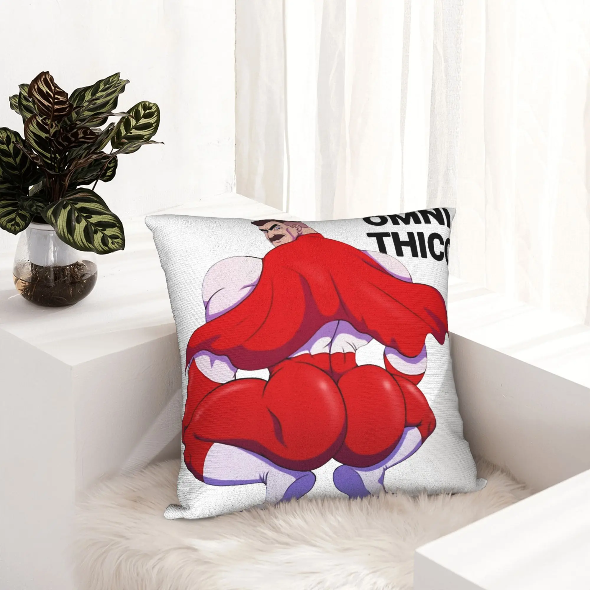 Thicc Omniman Superhero Viltrum Invincible Comic Pillowcase Soft Cushion Cover Decoration Throw Pillow Case Cover Seater Square
