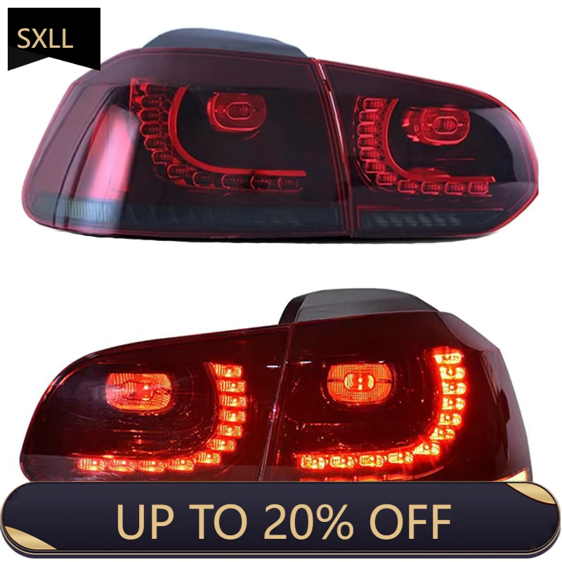 

SXLL For LED Tail Light Mk6 Dynamic signal Tail Light Animation After Stop Braking Reversing Car Rear L