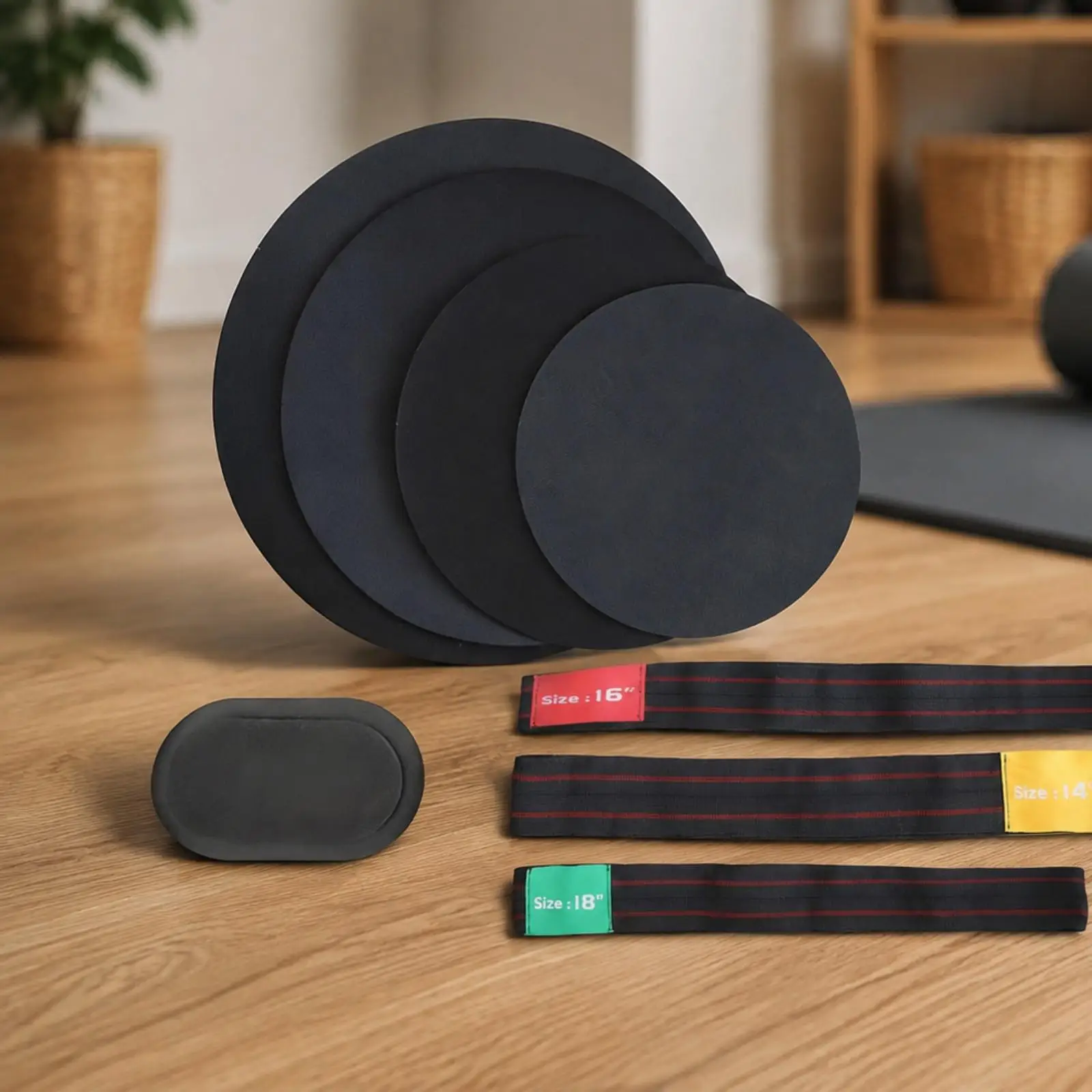 Noise Reduction Drum Pad Rubber Mute Set for Acoustic Drums with Cymbal Straps Tom Pads Bass Drum Cover