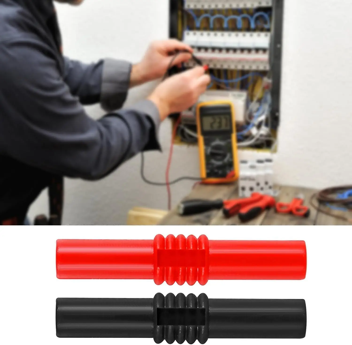 20/2 قطعة معزول 4 مللي متر الموز التوصيل المقرنة أنثى إلى أنثى الموز المقبس وصلة مرفاع تمديد ل المتكلم اختبار يؤدي #5