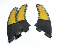 Aletas para tabla de surf FCS II + G 5, hechas de fibra de vidrio y panal, aletas para tabla de Paddle, aletas para tabla de Surf, accesorios recreativos marinos, Surfi