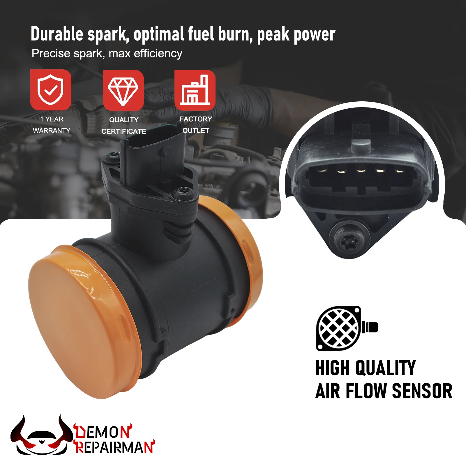 

0280218019 Mass Air Flow MAF Meter Sensor For Alfa Romeo Sportwagons 156 932 GTV 1.9 GTV Spider 0280218113 46559804 60802028