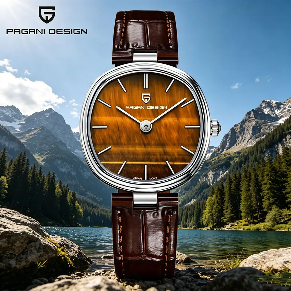 PAGANI DESIGN 2026 New Quartz Watch Top Brand Waterproof Watch Sapphire Glass Classic Leather 32mm Women Wristwatch Gift Watches view 2