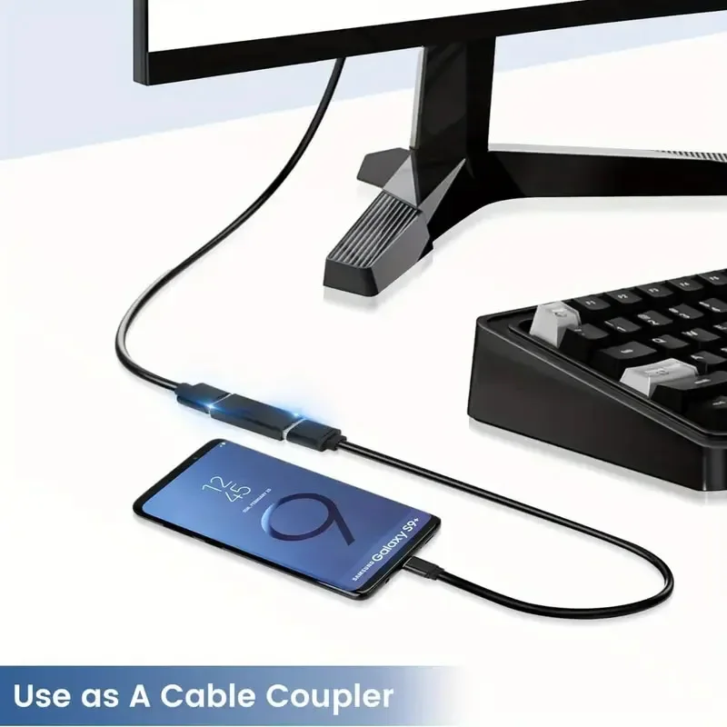 1/2/3/4pcs USB 3.0 Female to USB3.0 Female Adapter Charging Data Connector Extender Socket, for Laptop Tablet USB Drive