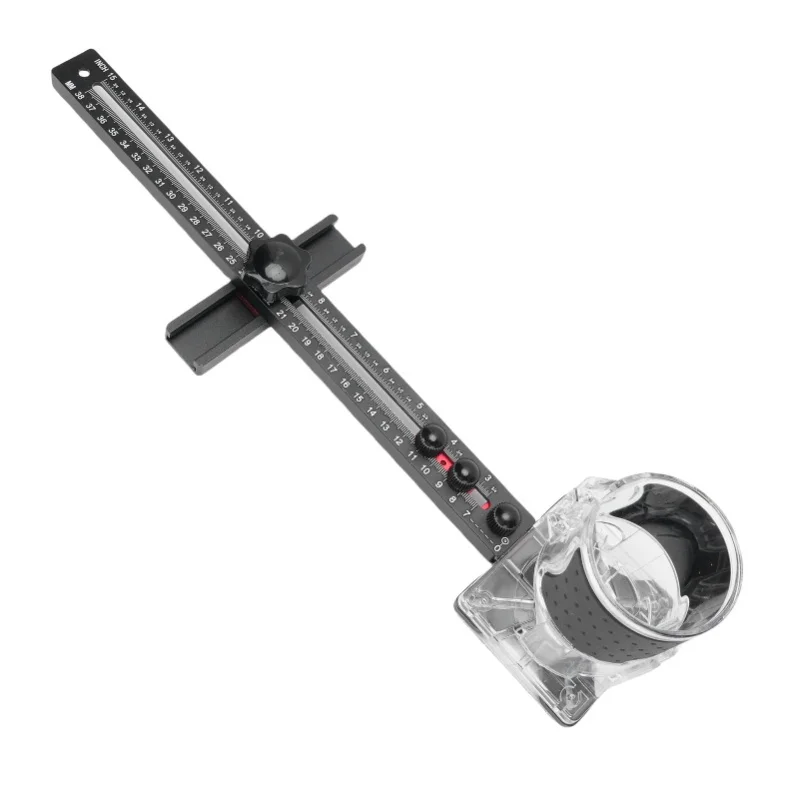 Router Milling Groove Bracket Aluminum Alloy Adjustable Multifunctional Router Circle Cutting Jig With Detachable Router Base
