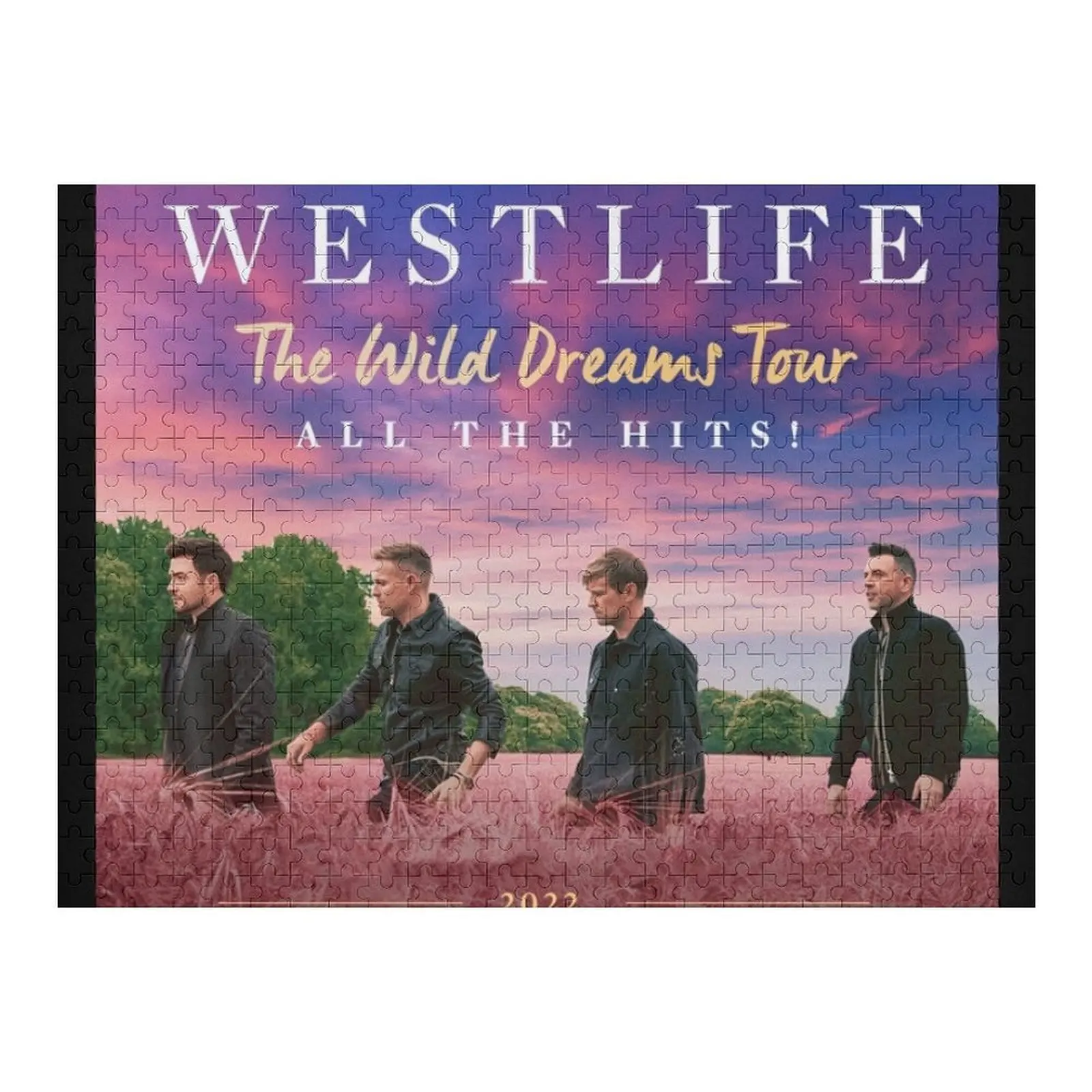 

Пазл West-life WS Tour 2022, деревянные композиции для детей, персонализированные игрушки-головоломки