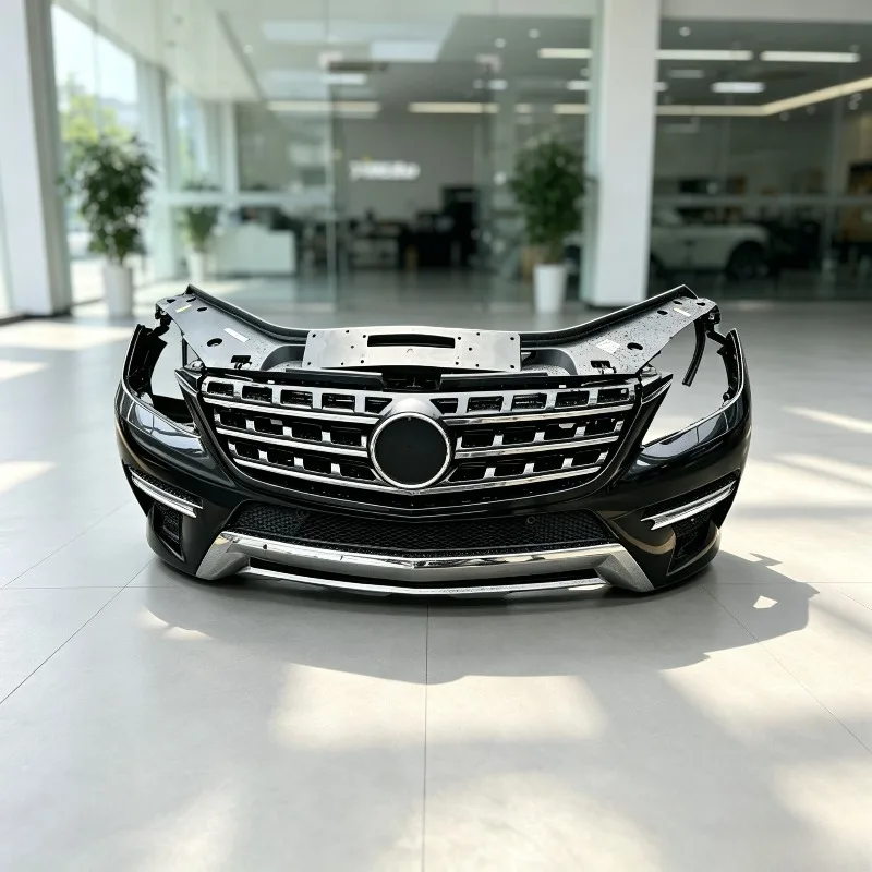W166 Complete Front Bumper Assembly With Daytime Running Light Aftermarket Body Kit Replacement Parts