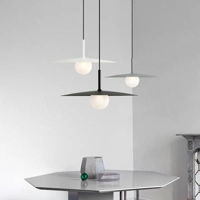 Nordic Minimalistische Iron Kroonluchter Art Vliegende Schotel Industriële Stijl Hanglamp Voor Bar Woonkamer Restaurant Cafe Kroonluchter