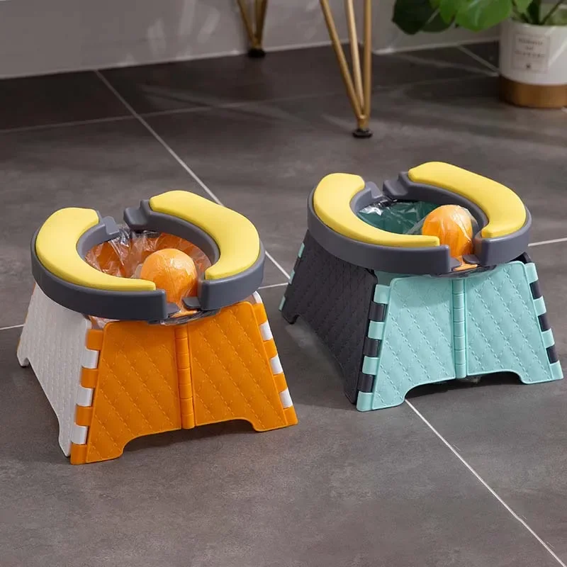 Baby Toilet Pot Baby Potty Training Seat Folding Car Travel  Portable Potty Child Toilet Bowl Children WC Reducer Child Urinal