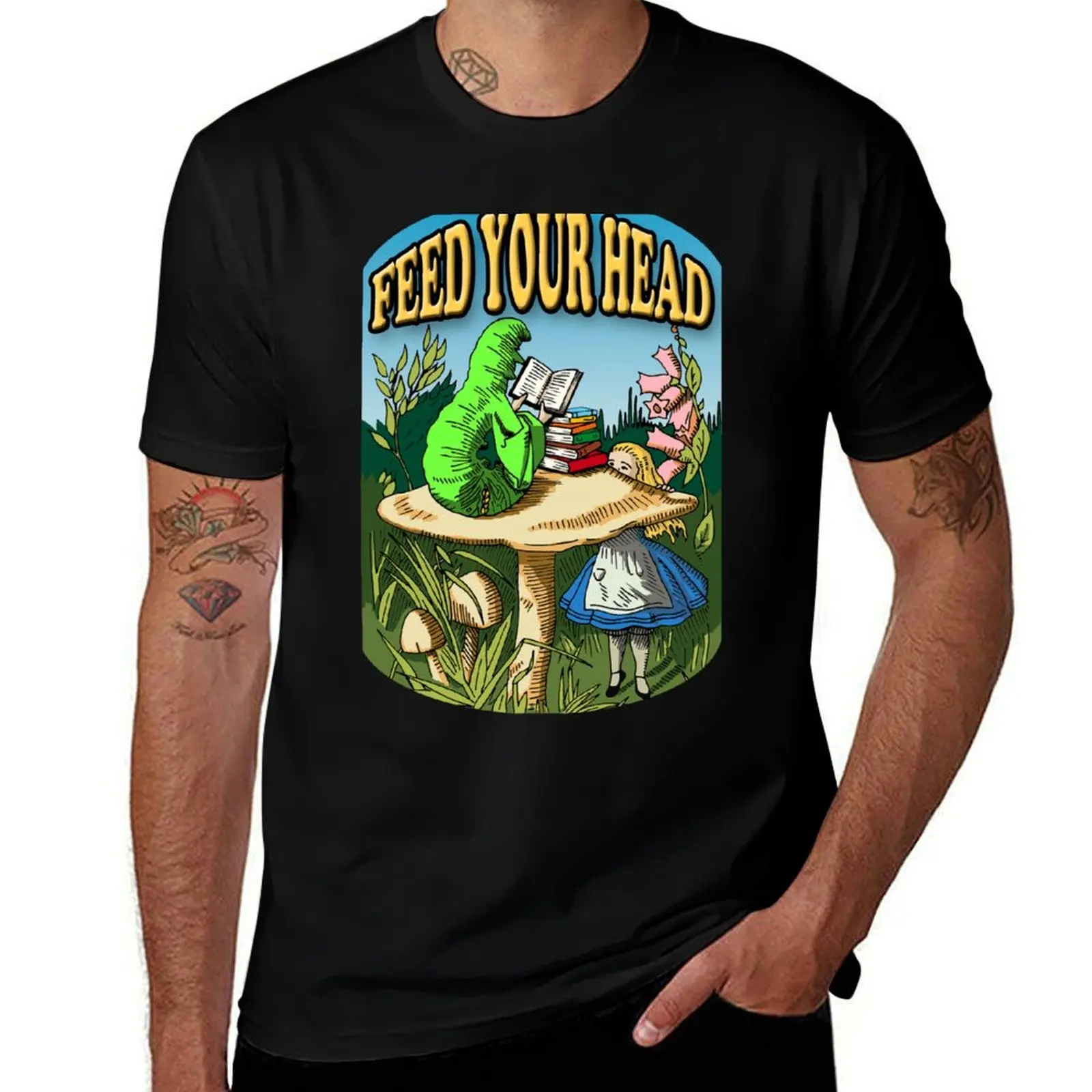 Feed Your Head T-Shirt Comfortable Daily Wear Tee T-Shirt