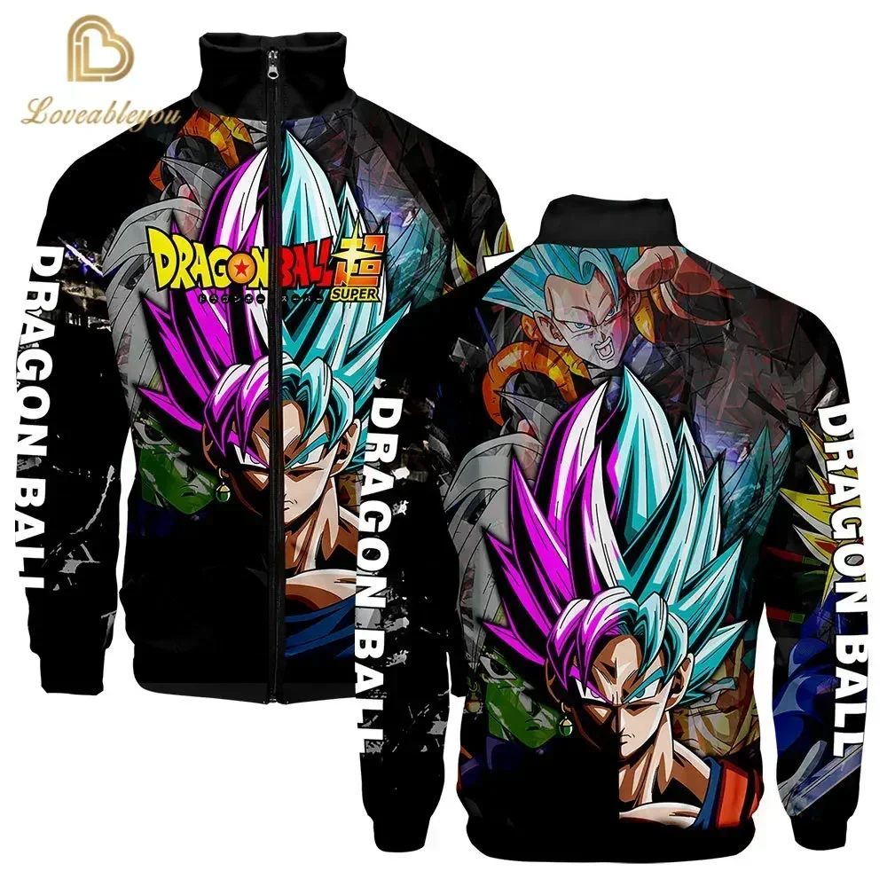 Anime Dragon Ball Z Cosplay Baseball Jacket Coat College Casual Sweatshirt Jacket Men Sungoku Tops Couple\'s Gift