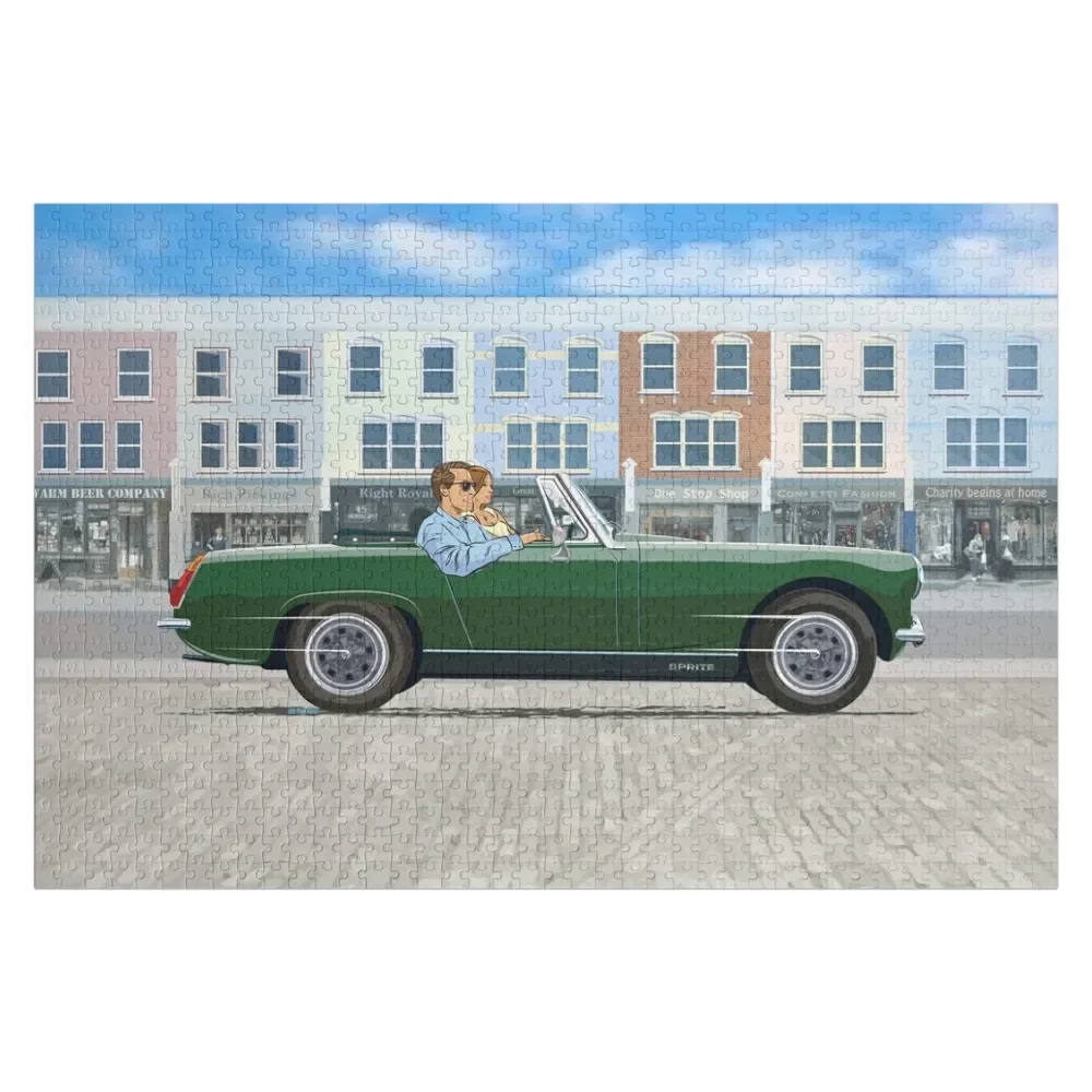 

British Racing Green colour Austin Healey Sprite mk4 Jigsaw Puzzle Personalized Customized Toys For Kids Puzzle