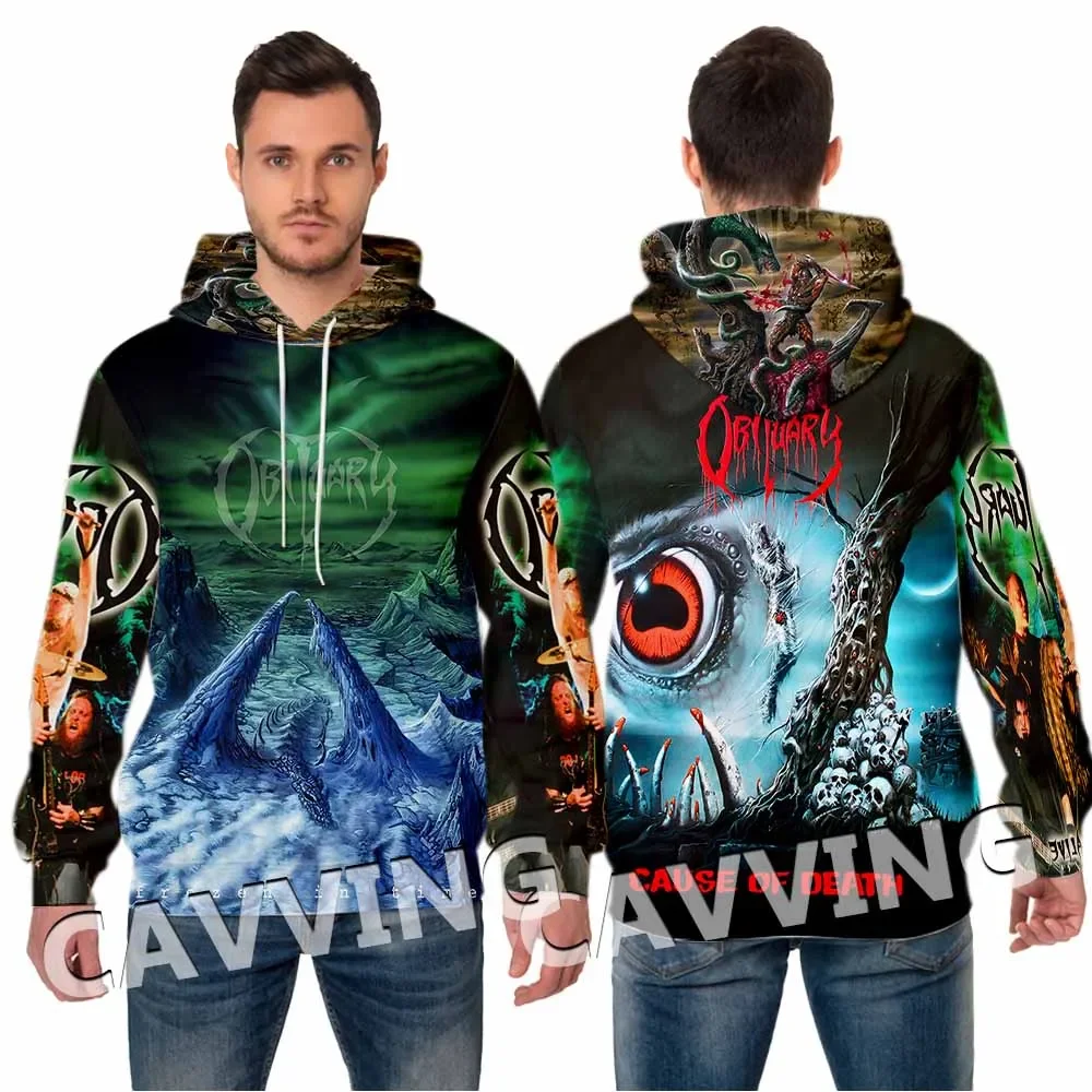 Obituary Band 3D Printed Fashion Hoodies Hooded Sweatshirts Harajuku Hoodies Sweatshirts Tops Clothing for Women/men