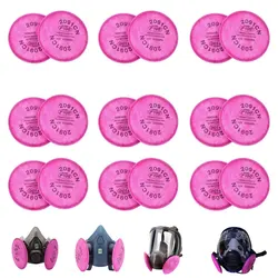 2091/2097 Particulate Filter P100 For 3m 6200 6800 7502 Series Respirator Dust Mask Accessory Industry Carpenter Painting Spray