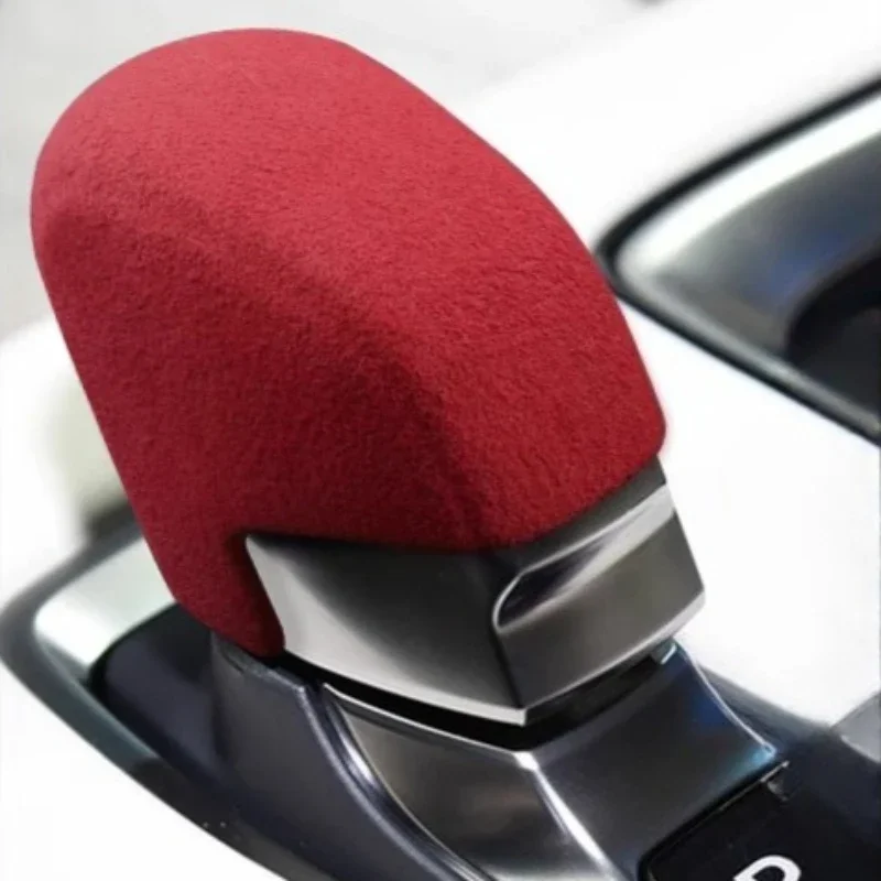 

Откидная меховая крышка ручки переключения передач — декоративная крышка переключения передач для Lexus RX350h/450h/NX260 2023 г.