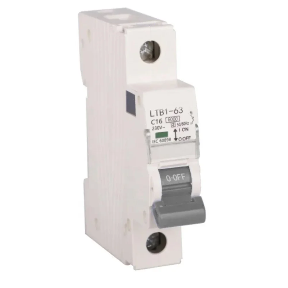 Secure and Efficient 230V Air Switch Circuit Breaker DIN Rail Mounting 16A Rated Current For LTB163 Compatible