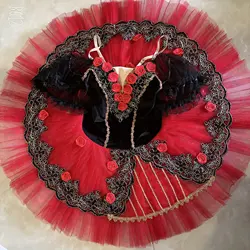 Girls Ballet Professional Tutu Dress Purple Adult Swan Lake Pancake Ballerina Stage Costumes Dance Ballet Leotard Tutu Dress