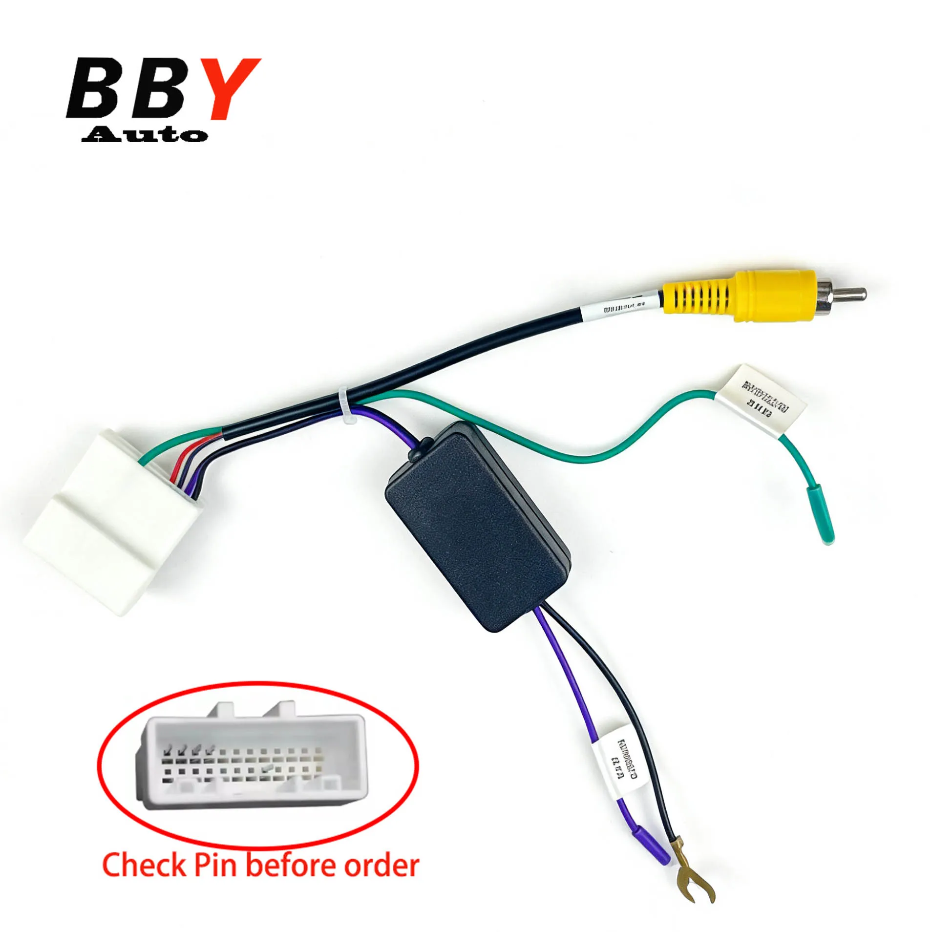 Original Reverse Camera Retention For Nissan Pathfinder R51 Note X-Trail Navara Backup RCA Cable