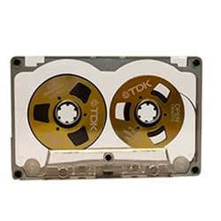 55 Minute Blank Tape Disk Double-Sided Metal Small Open Disk Blank Cassette Tape Tape Disk, E