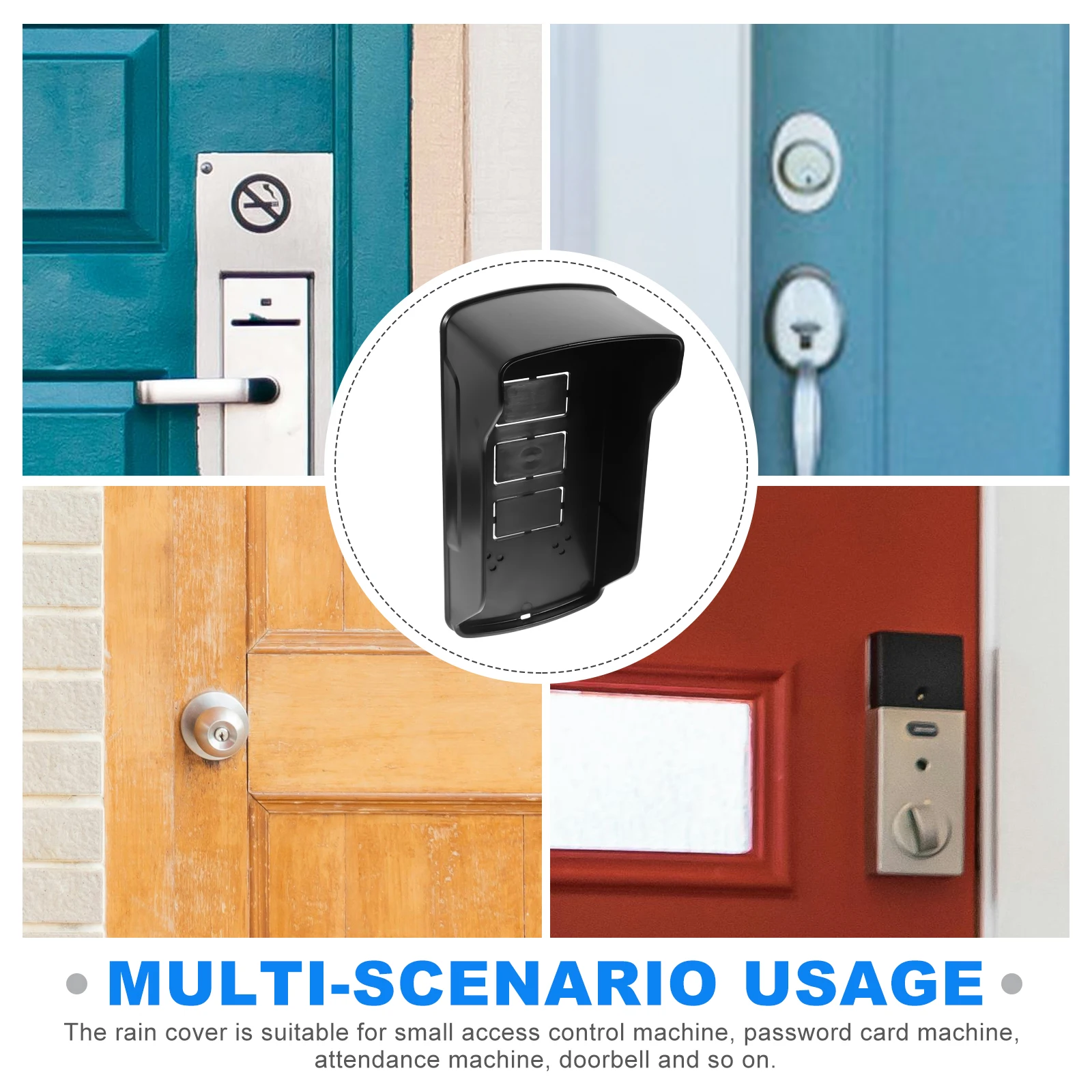 Access Control Machine Rain Waterproof Weatherproof Plastic Protector for Outdoor Doorbell Accessories Rainproof Durable Easy