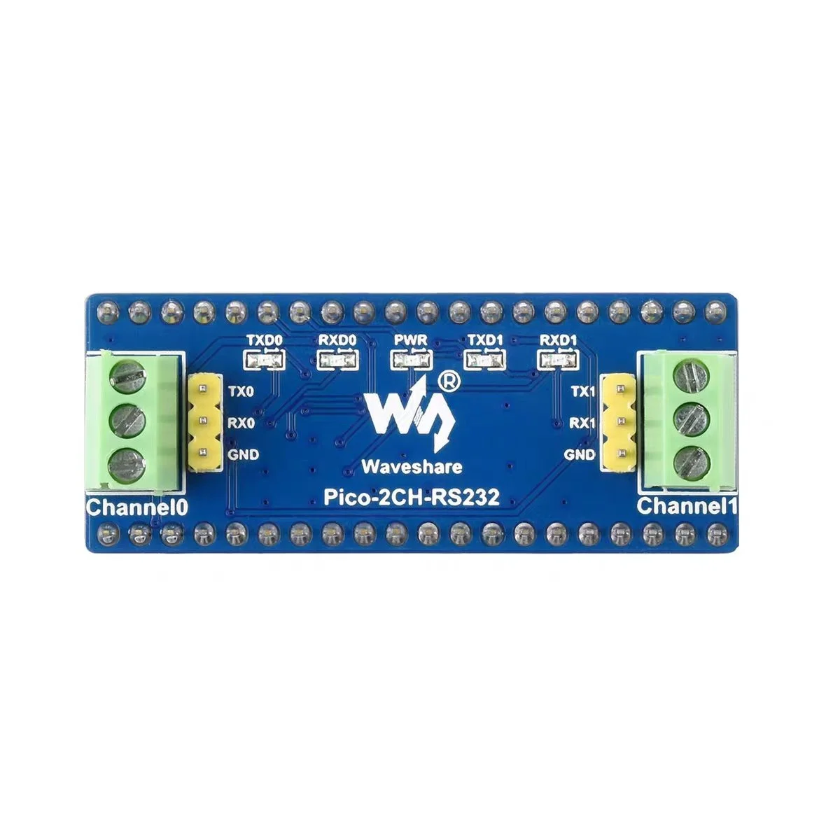 Micro Snow Raspberry Pi Pico Expansion Board 2-channel RS232 UART Communication SP3232EEN Pico Expansion Board