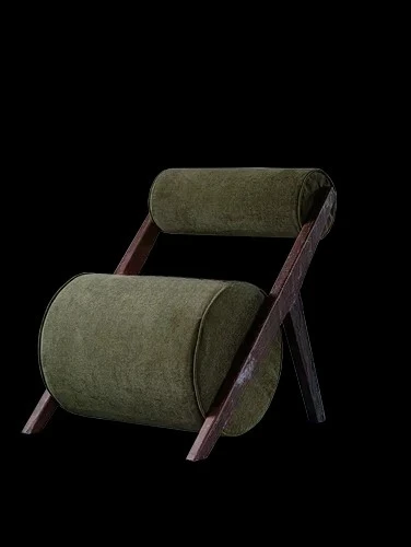 

Chair Couch Old Wood Fabric Nordic Living Room Home Pure Solid Wood