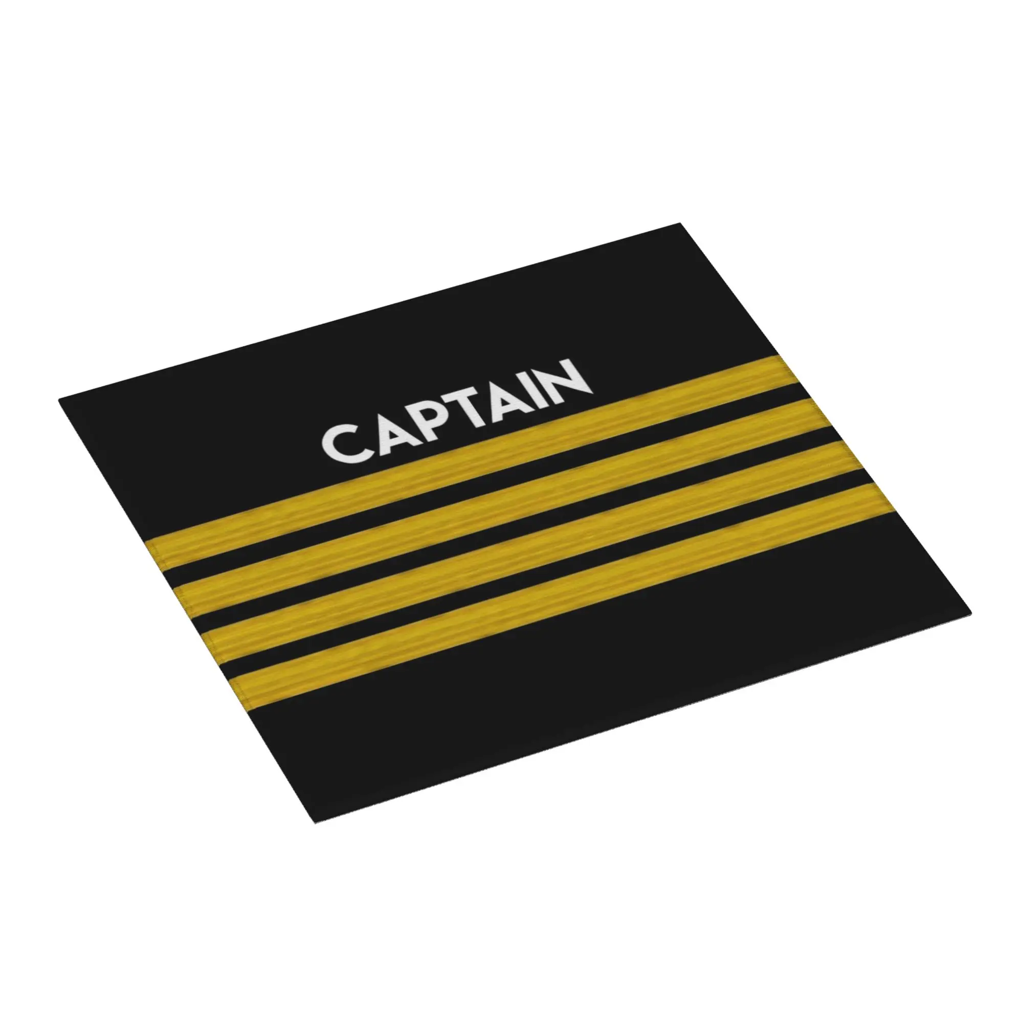 Captain Stripes Epaulettes Drying Mat For Kitchen Waterproof Reusable Aviation Airplane Pilot Bathroom Countertop Protector Mat