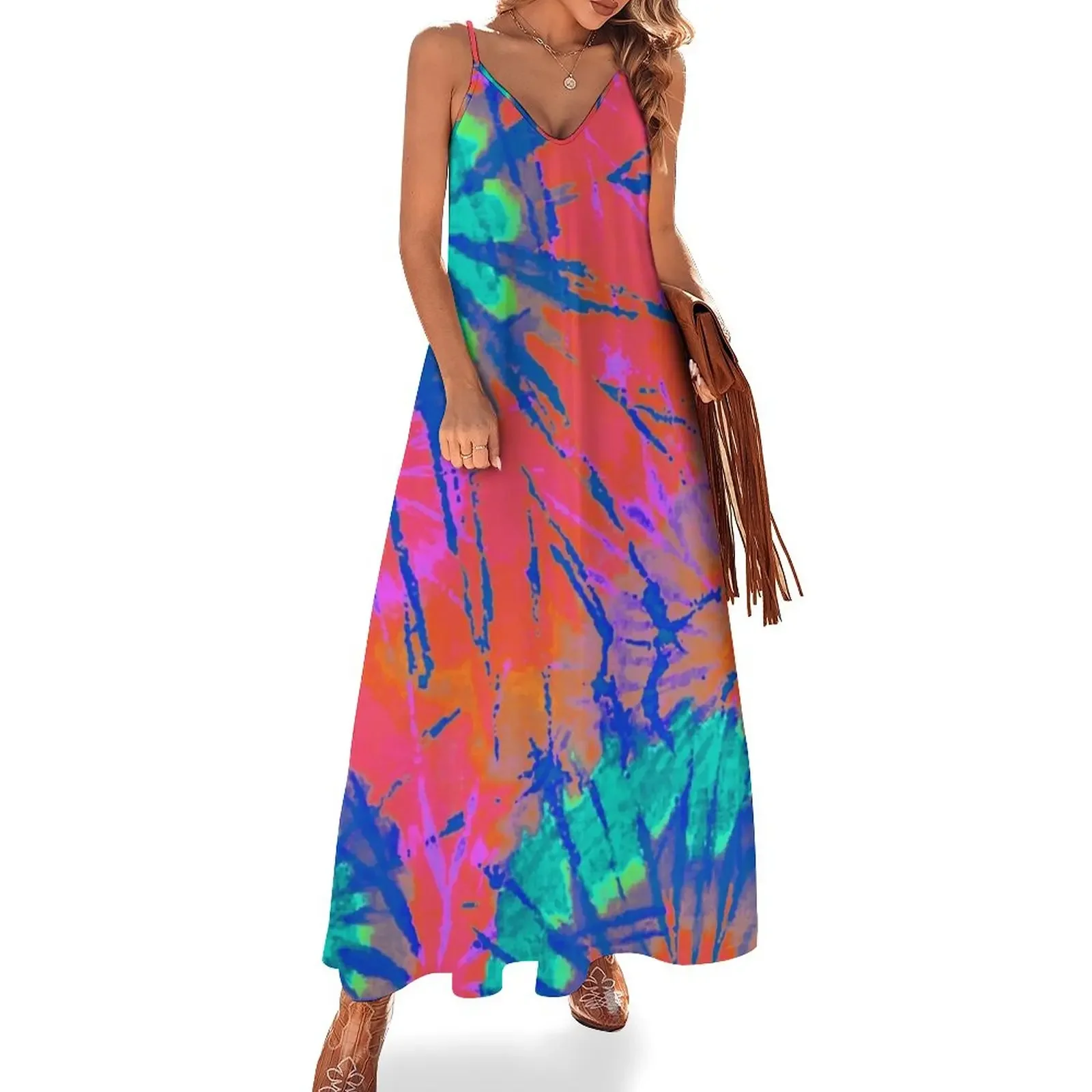 

Tie Dye 13 Sleeveless Dress dress Evening dresses ladies dresses for special occasions