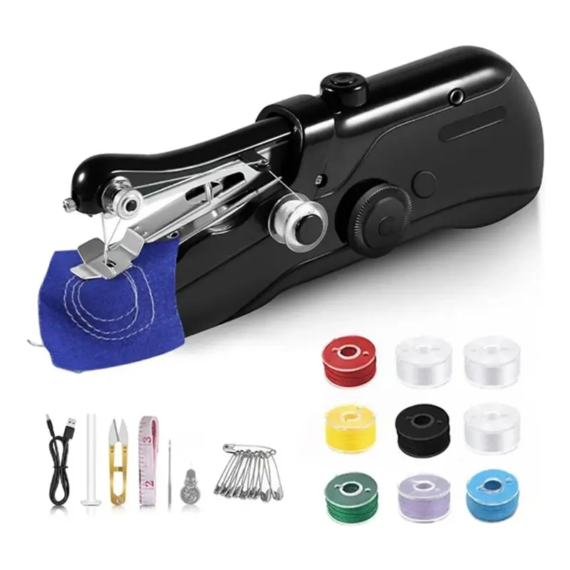 

ABUP-DIY ткань для домашней дорожной одежды, ручная швейная машина для взрослых, для начинающих-портативная ручная швейная машина