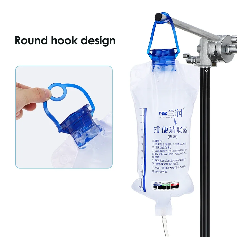 1200ml Women Men Rectal Cleaner Enema Bag Kit Cleaning Shower Enemator Bathing Lady Sex Hygiene Washing Device Water Container