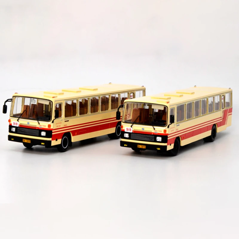 

1:64 Scale Diecast Alloy Beijing Public Transportation HUANGHAI 919 City Bus Toys Cars Model Classics Adult Gifts Static Display