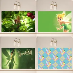 MINISO Disney Tinkerbell Floor Mat  Anti-Slip Bathroom Kitchen Bedroom Living Room Entrance Rug Home Decor